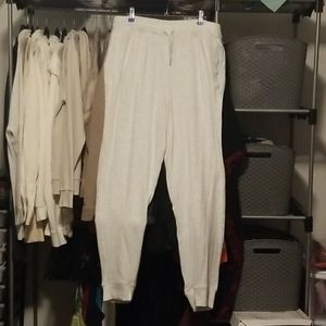 Lounge Jogger Elastic Ivory w/ pockets XXL